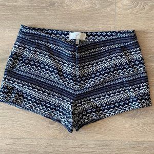 Joie crochet patterned shorts